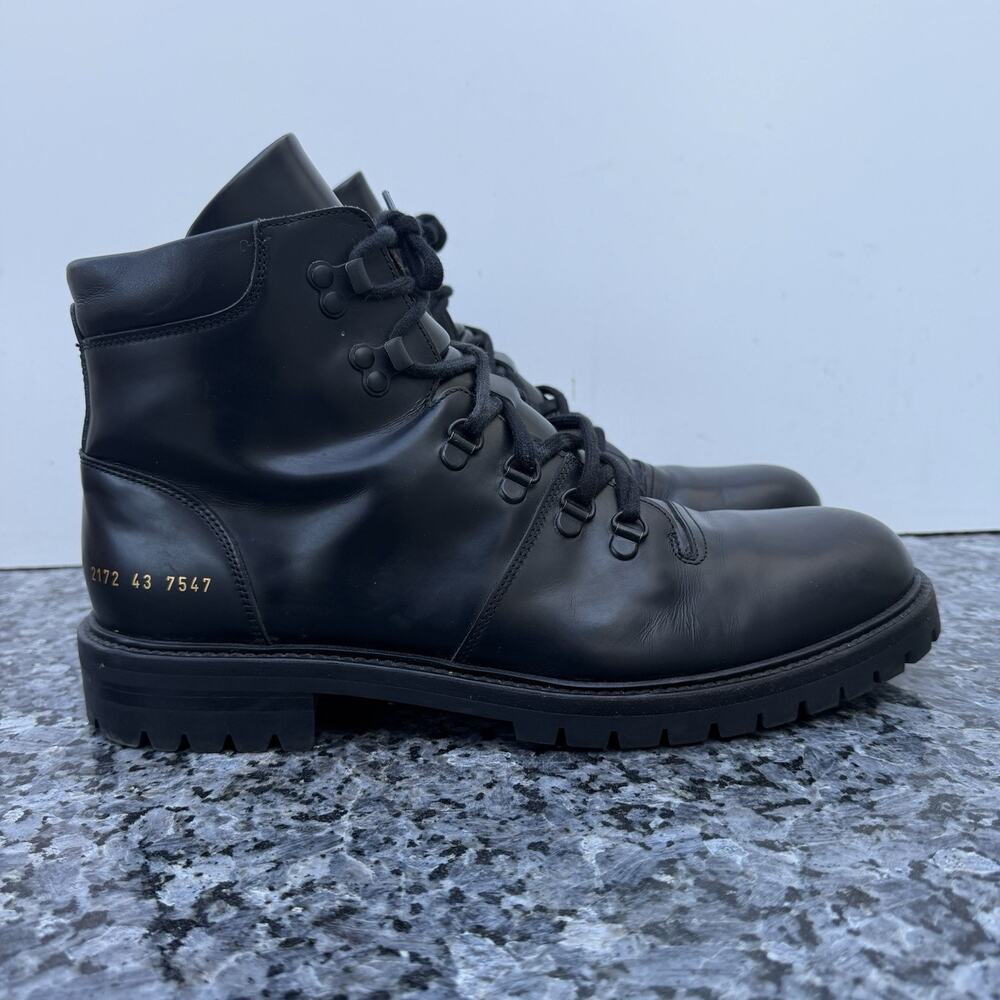 Common Projects Hiking Boots Black Men’s EU Size 43